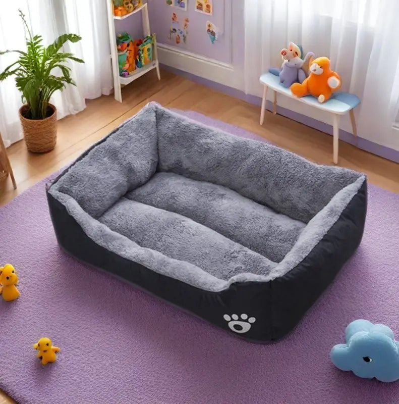 Cozy Plush Dog Bed